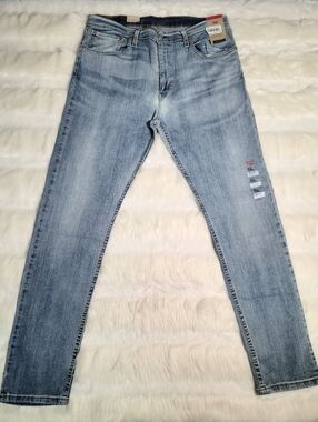 Levi's 512 Slim Taper Blue Jeans Men 36x34 NWT